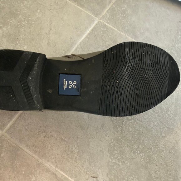 Winter leather boots in neutral brown - size 8 - Picture 4 of 5